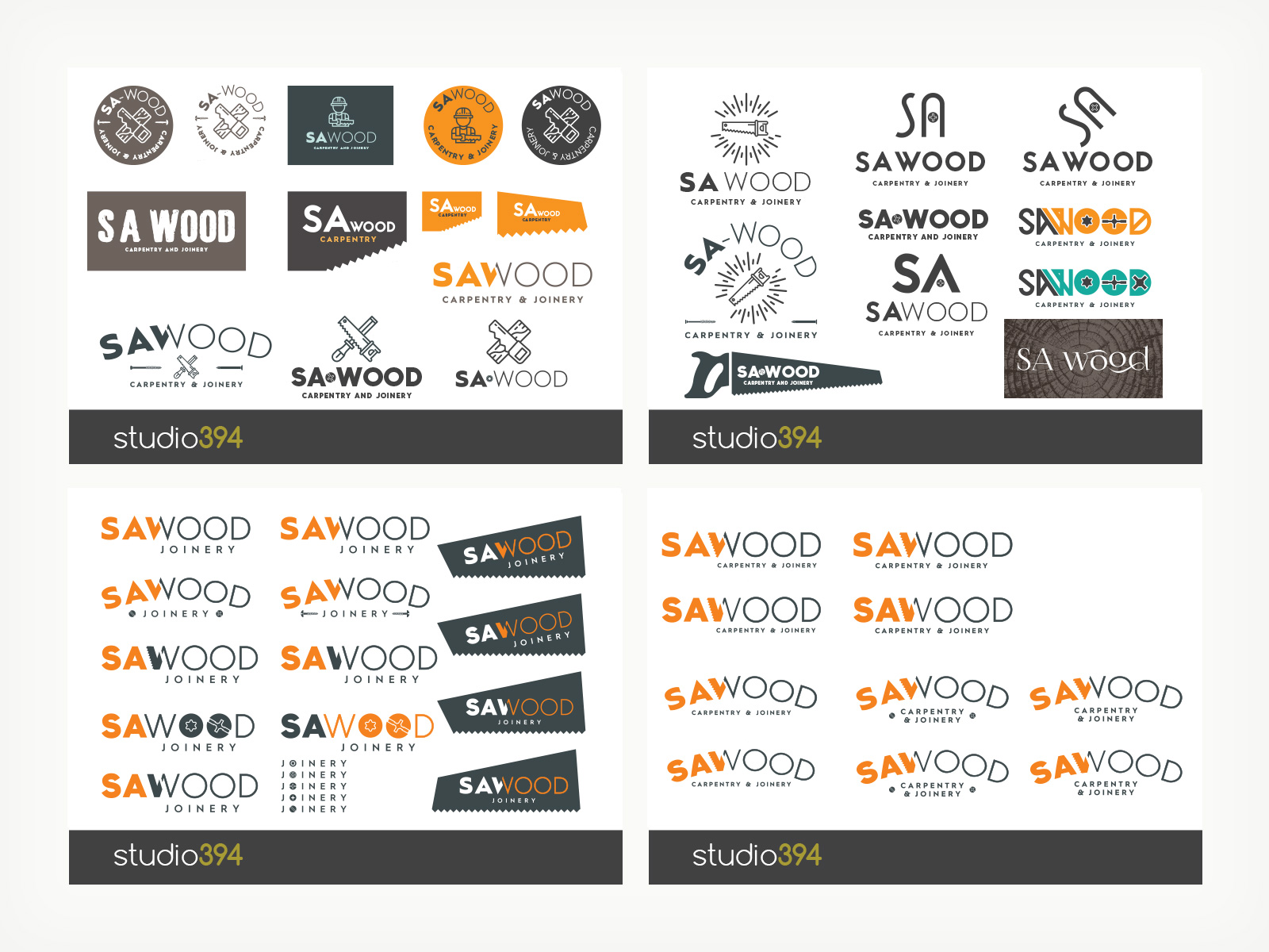 SA Wood Carpentry & Joinery - Logo creation for a Joiner (early visuals)