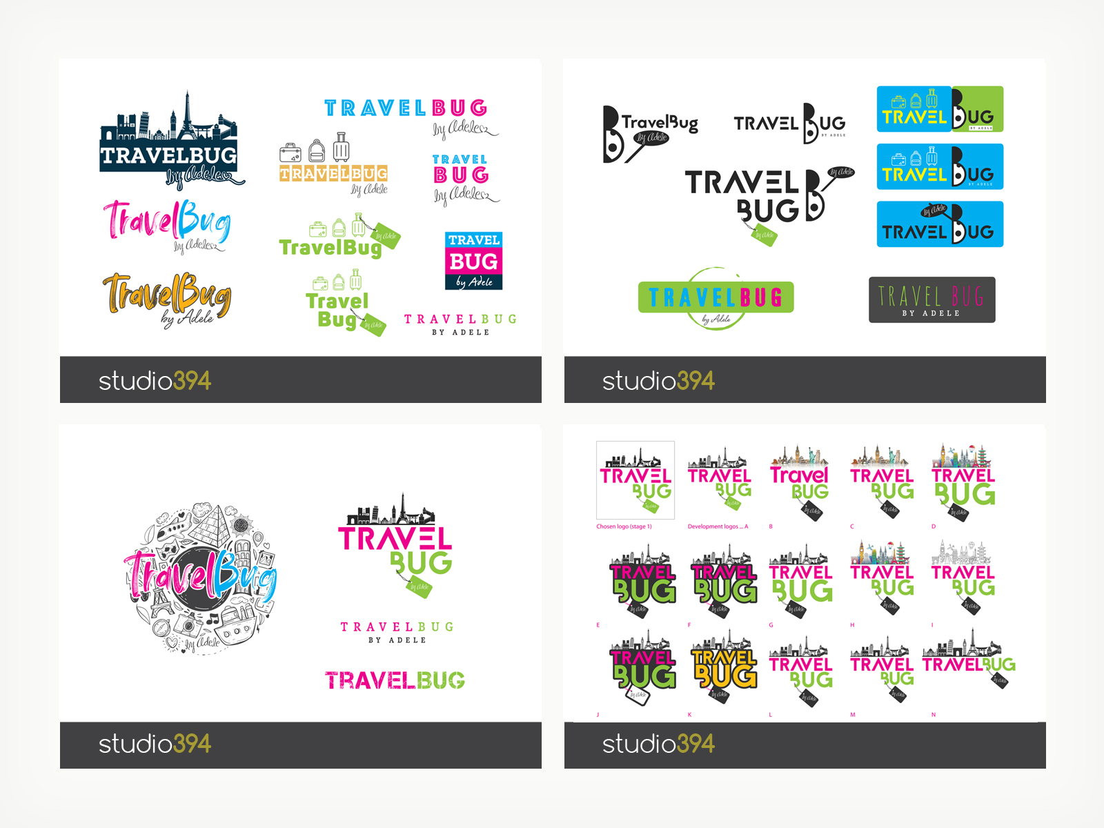 TravelBug by Adele - Logo ideas for client