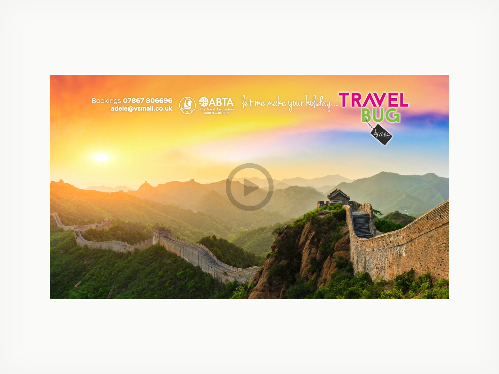 TravelBug by Adele - Showreel / Promotional Movie