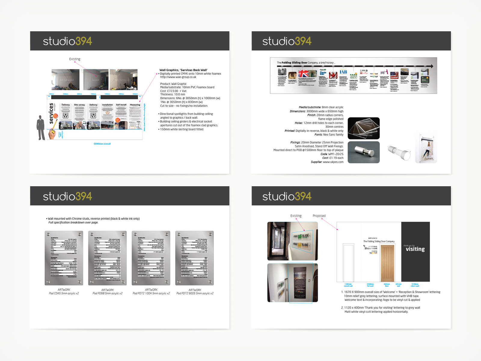 The Folding Sliding Door Company - UK head office large format graphics