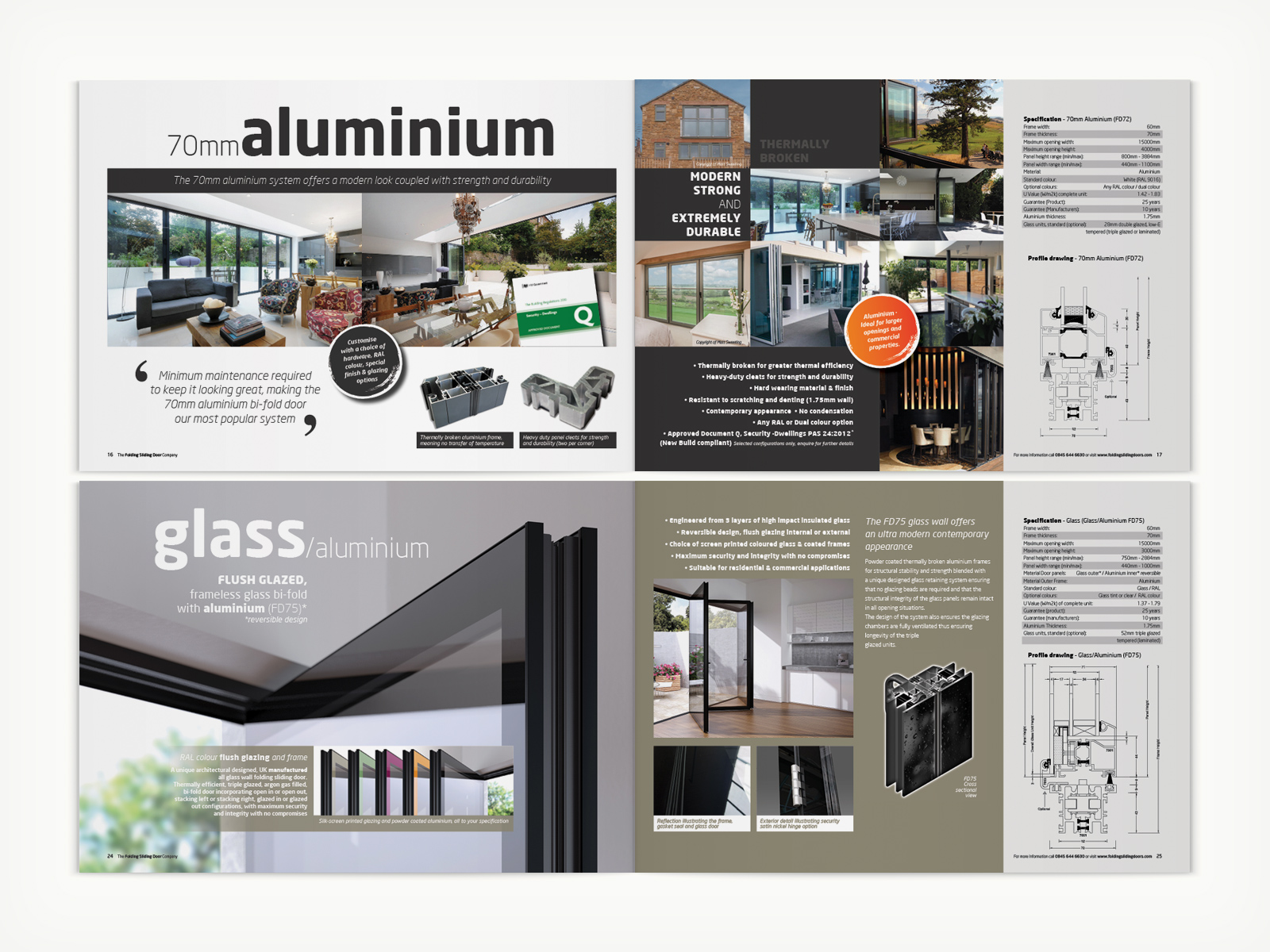 The Folding Sliding Door Company - New corporate retail brochure (product pages)