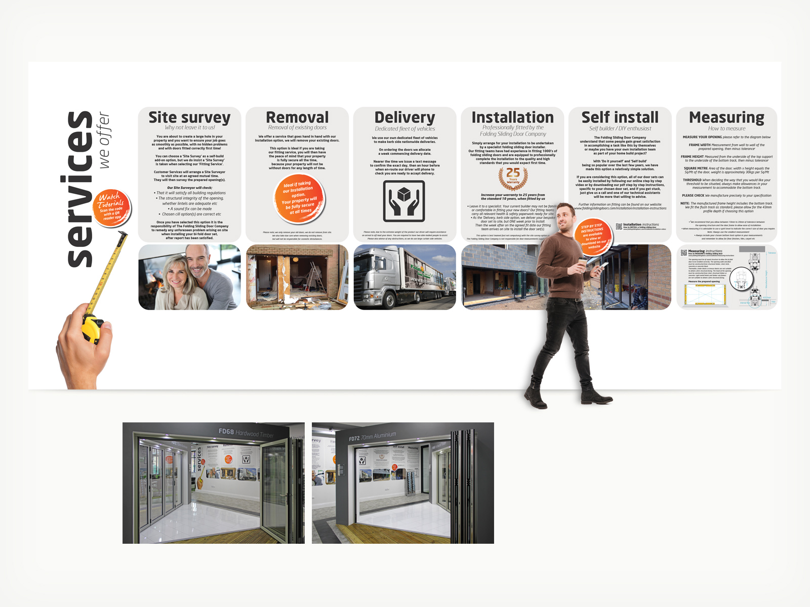 The Folding Sliding Door Company - UK head office large format graphics