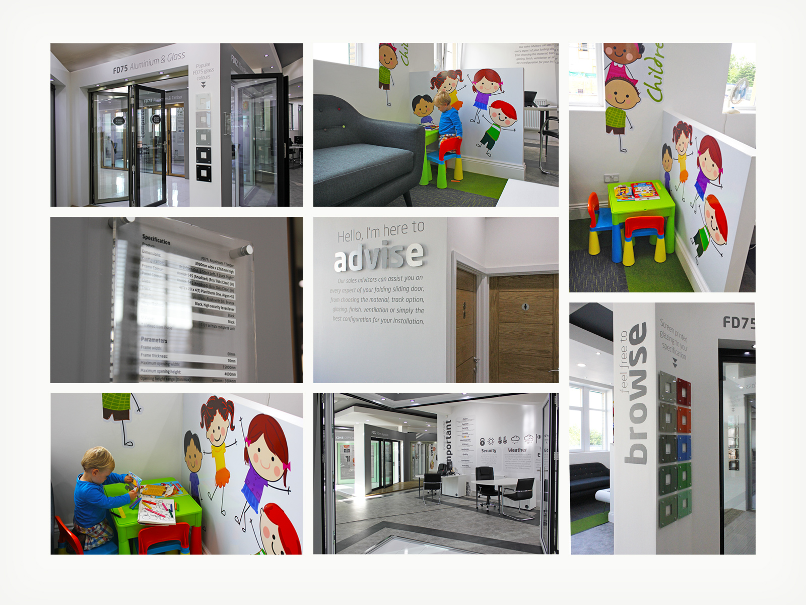 The Folding Sliding Door Company - UK head office large format graphics