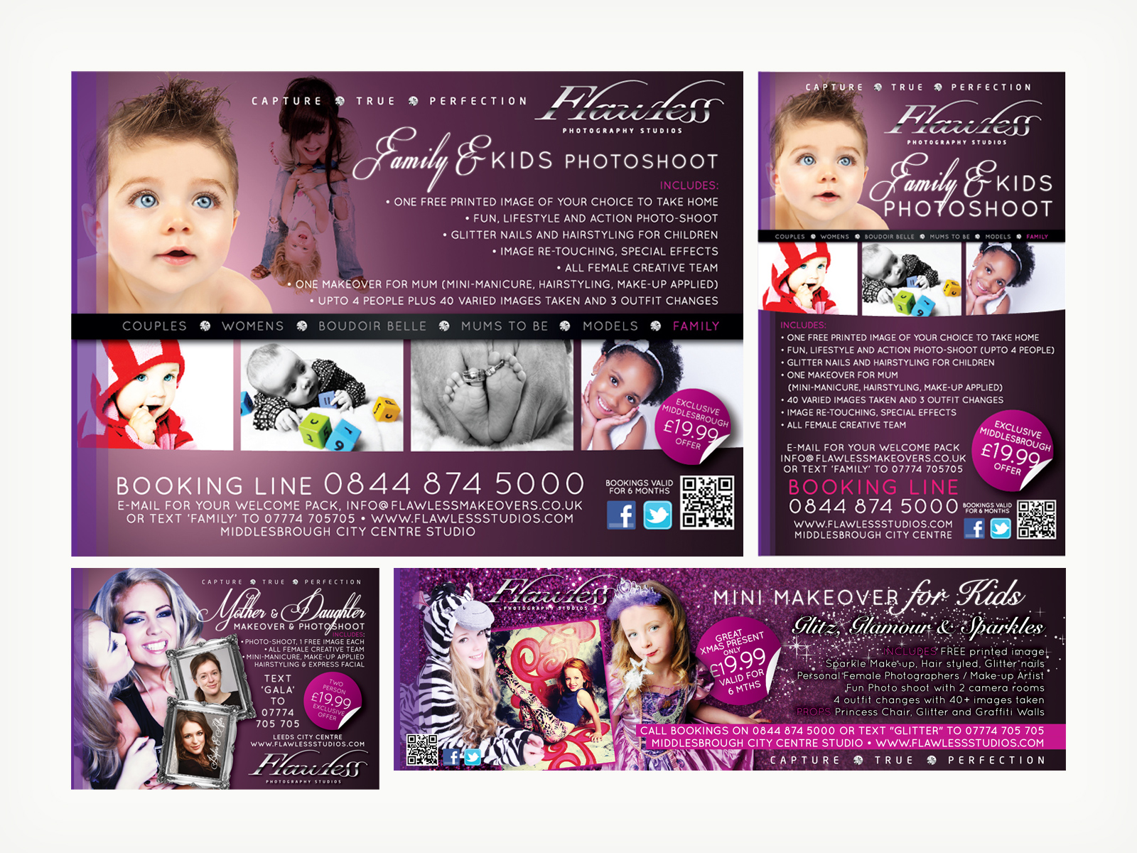 Flawless Photography Studios - Local press adverting