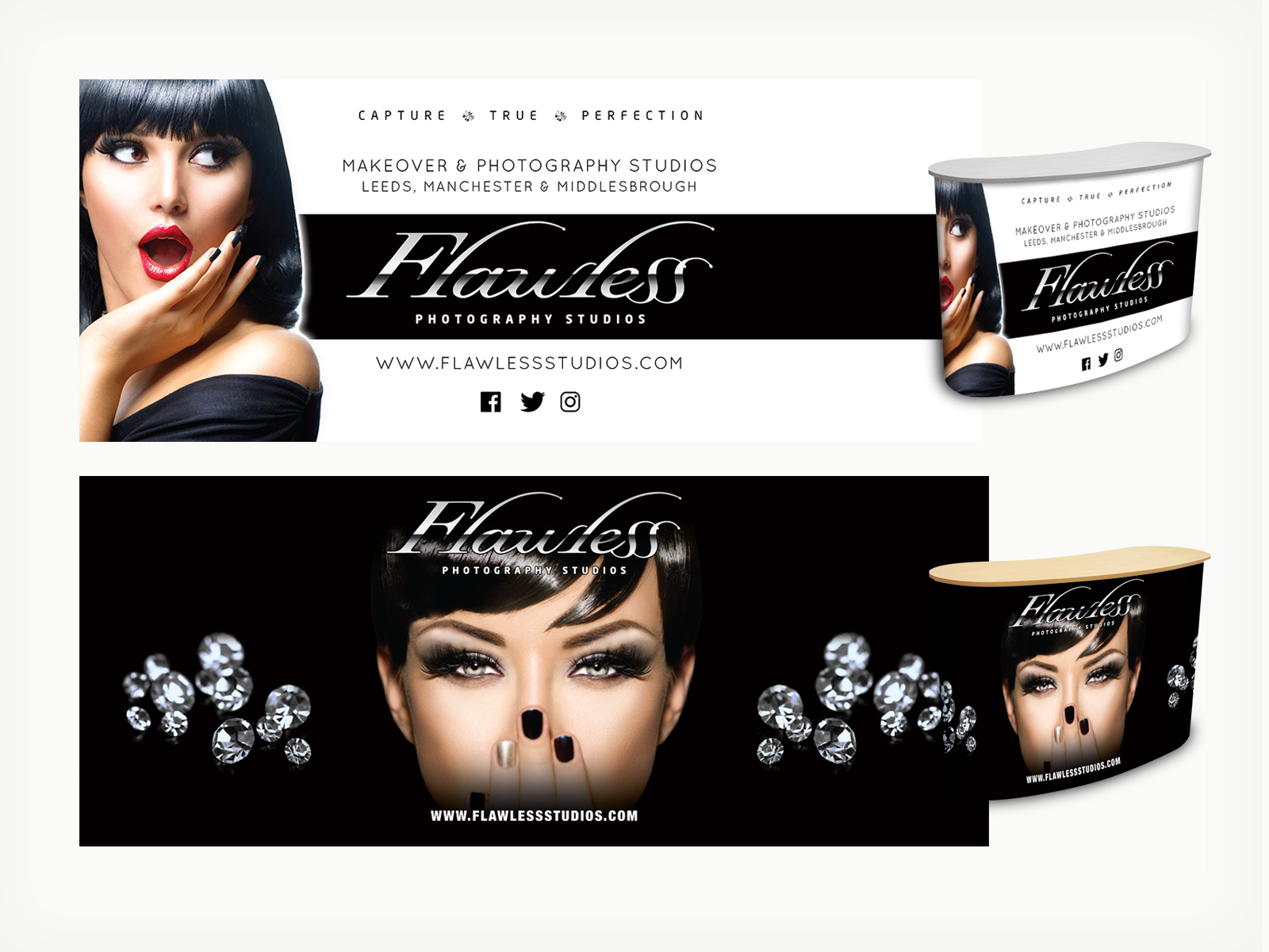 Flawless Photography Studios - Pop-up show stands