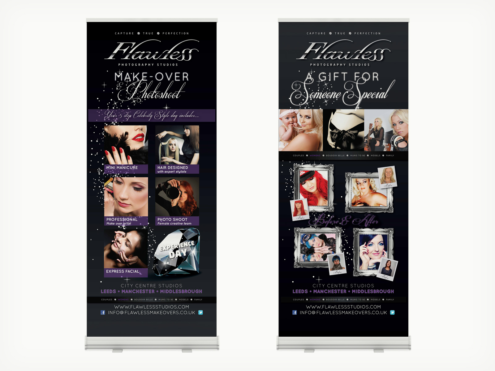 Flawless Photography Studios - Pull-Up Banners
