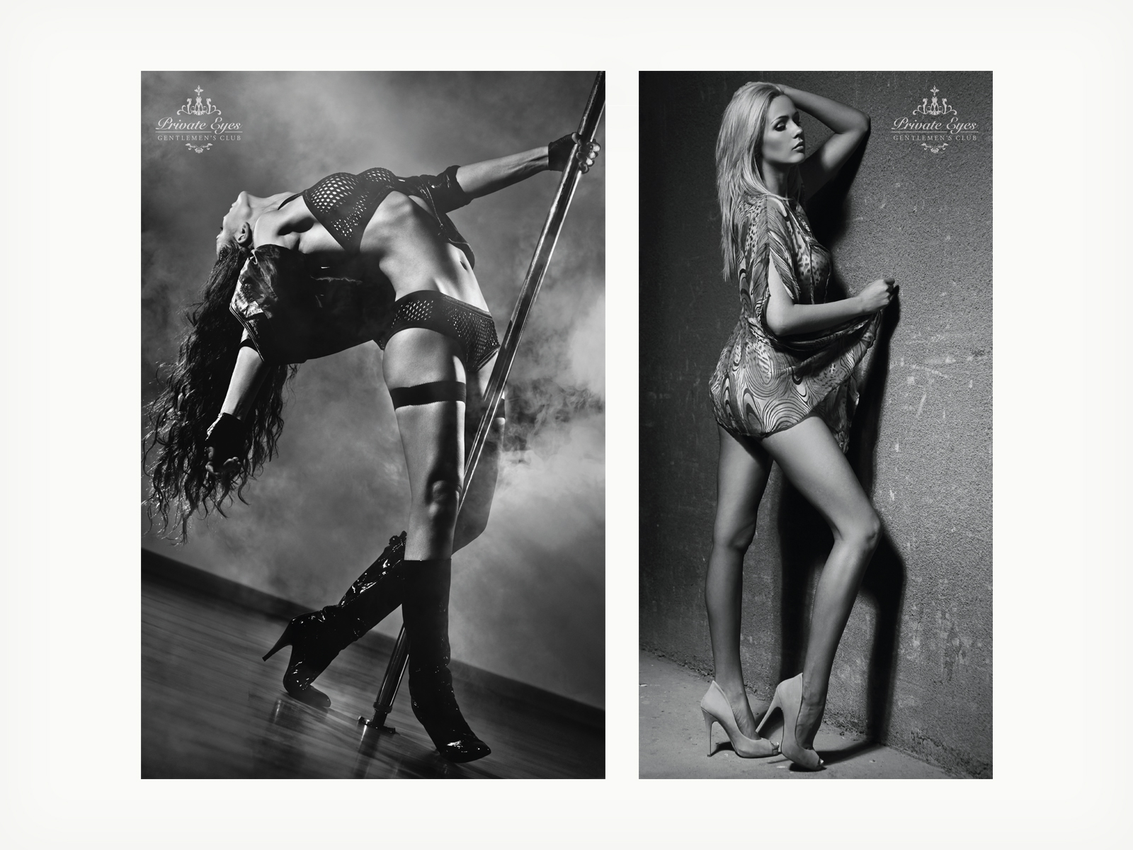 Private Eyes Gentlemen's Club - Large format wall graphic prints