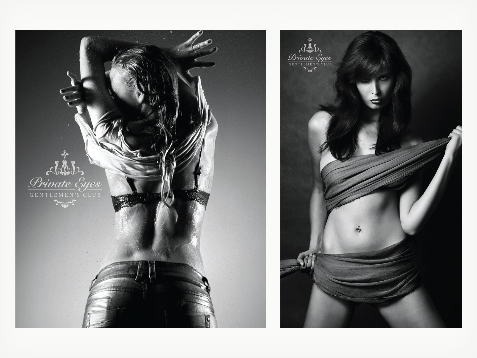 Private Eyes Gentlemen's Club - Large format wall graphic prints