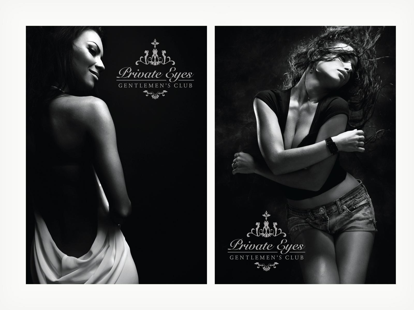 Private Eyes Gentlemen's Club - Large format wall graphic prints
