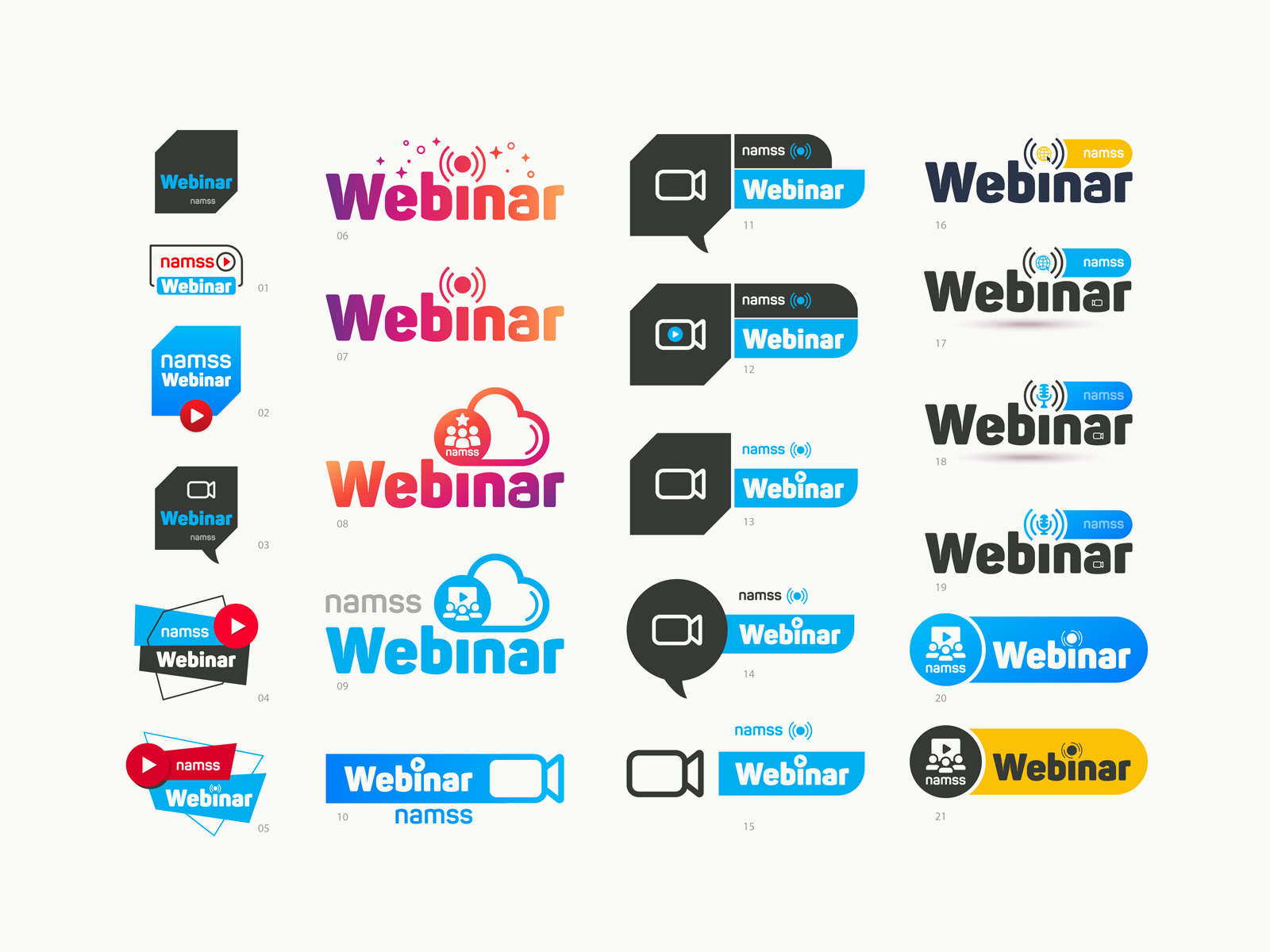 NAMSS, Webinar 2023 logo ideas