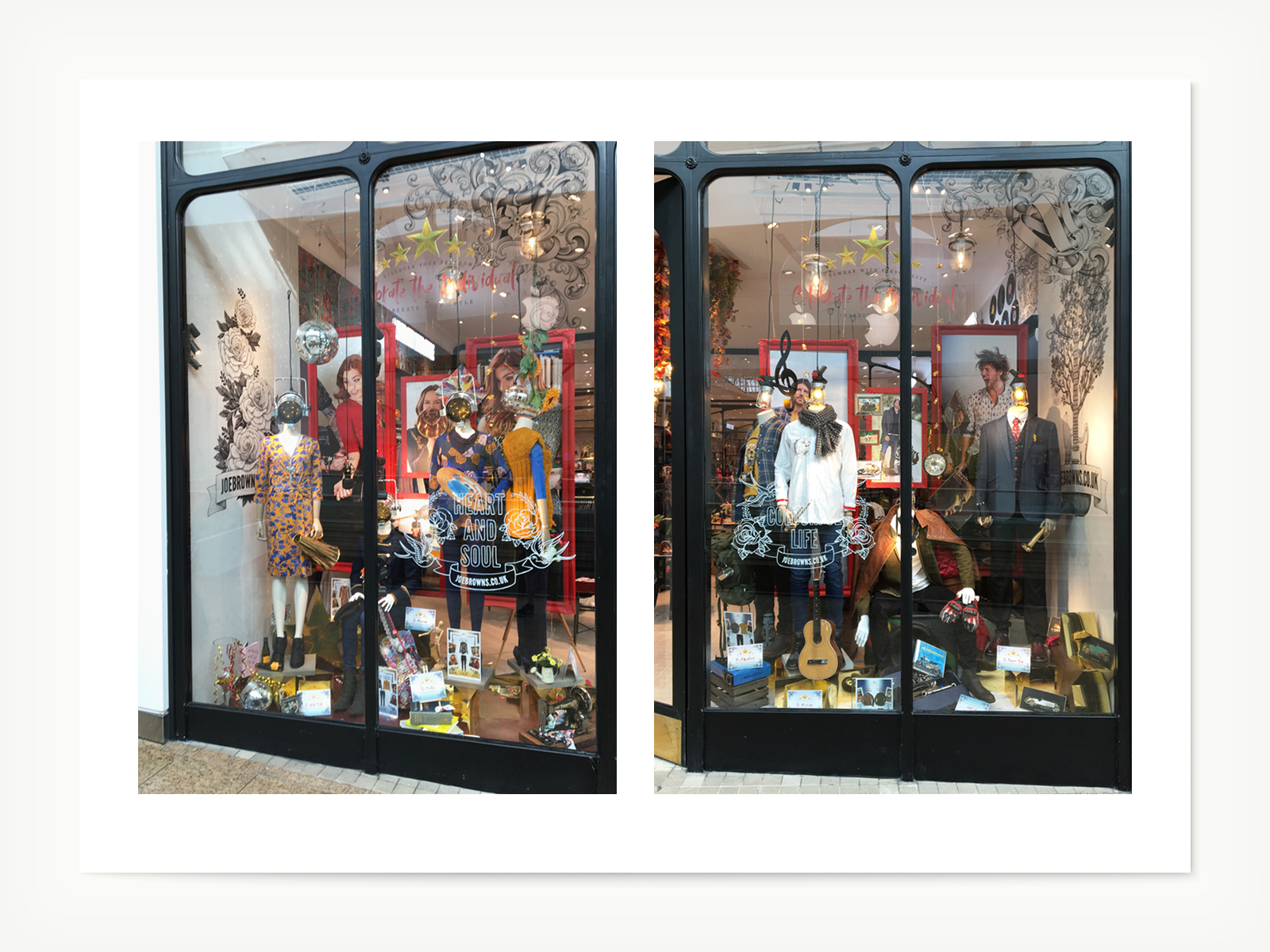 Joe Browns - Meadowhall, Window Display Autumn (photo)