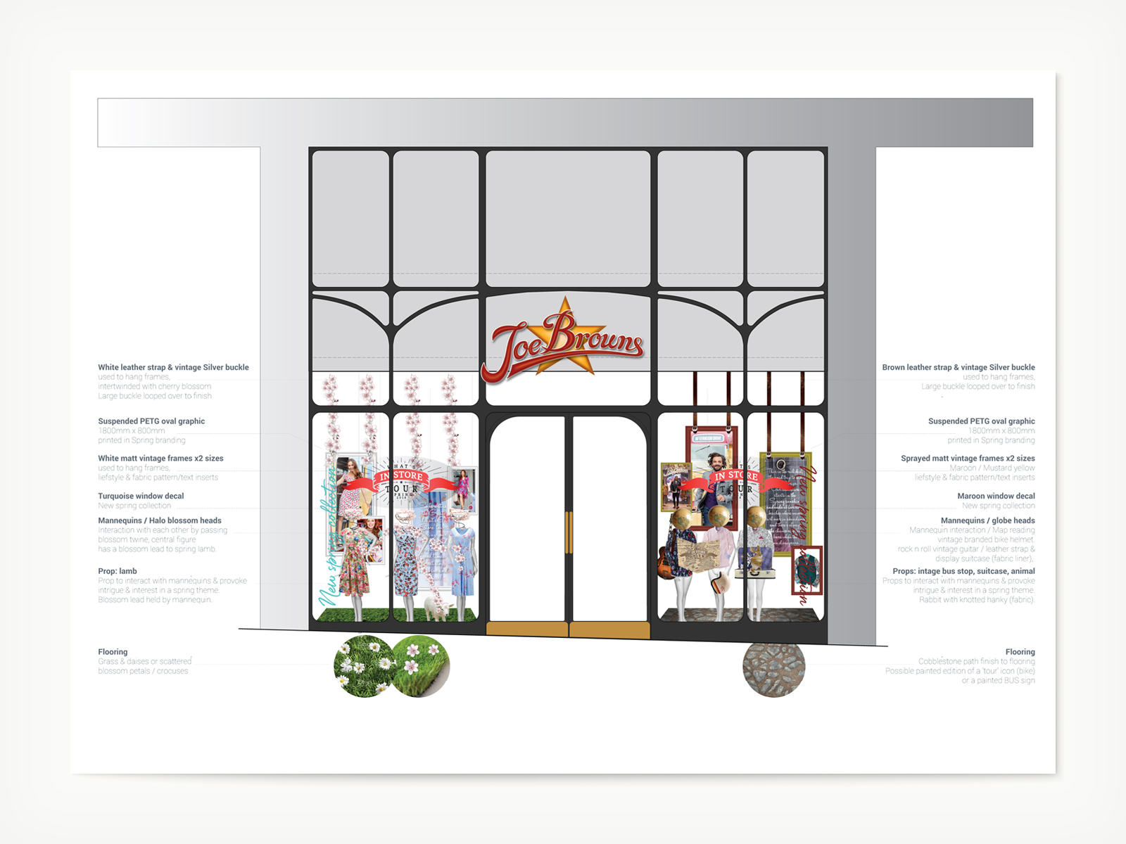 Joe Browns - Meadowhall, Window Display Spring 2 (visual)