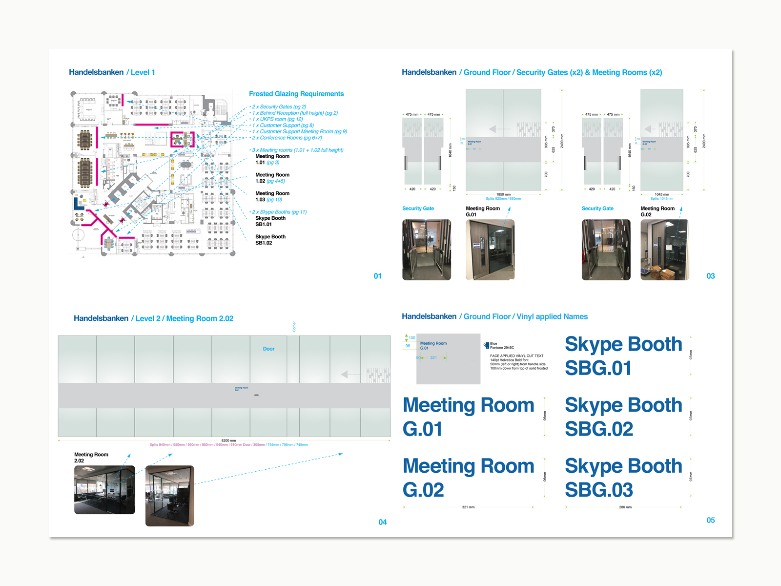 Handelsbanken - Banking Corporation Manchester - Site Survey & Site pack