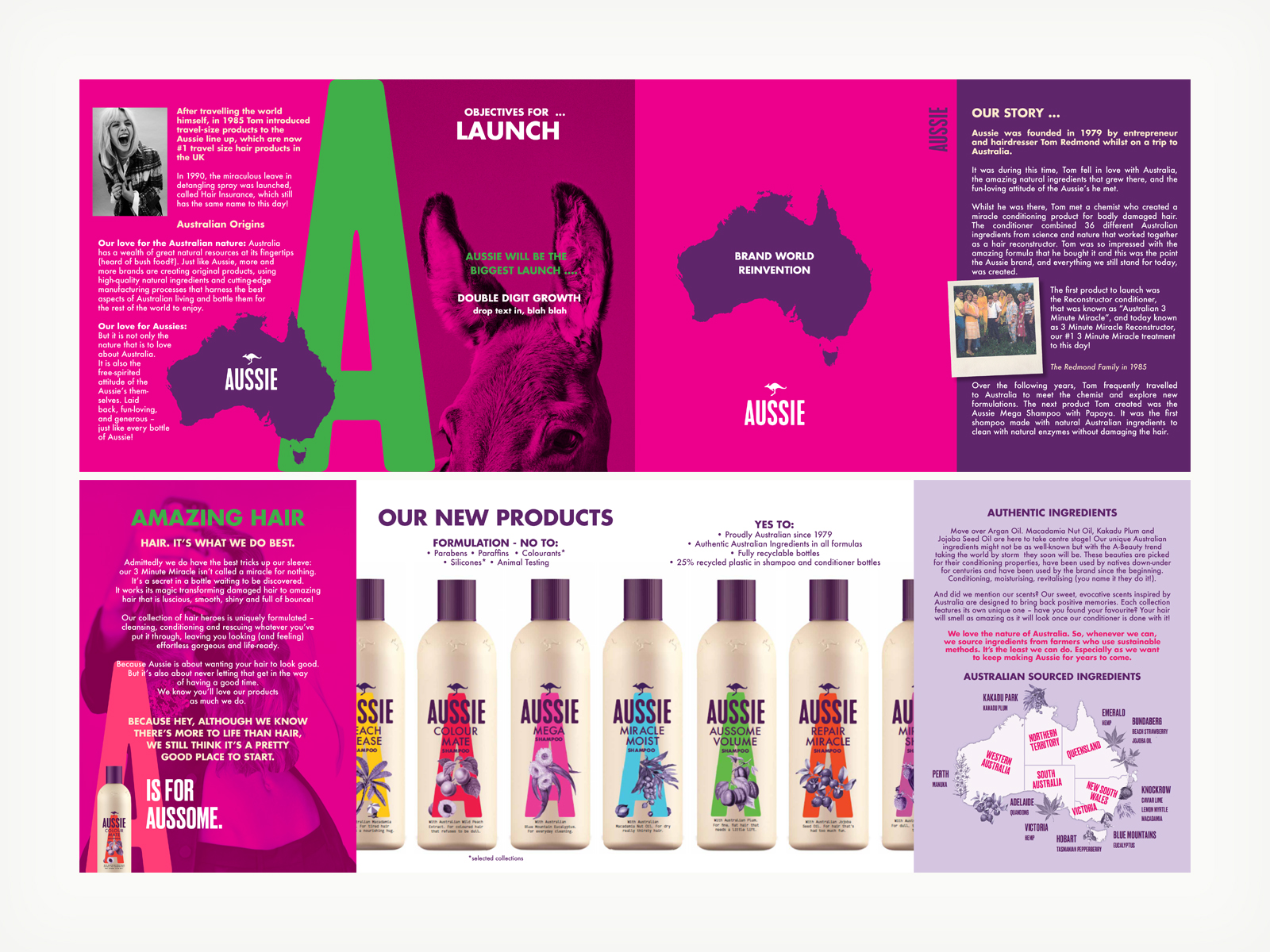 Procter & Gamble Beauty Care; Aussie Haircare Restage Leaflets