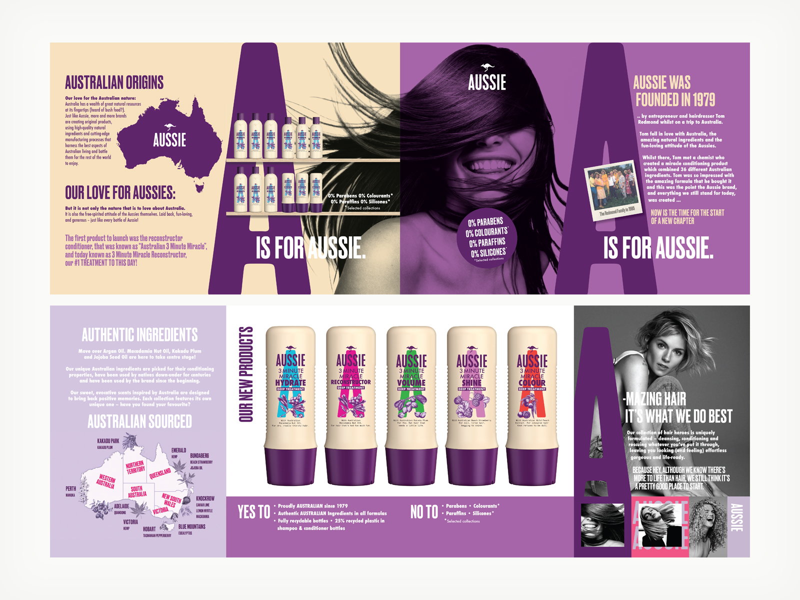 Procter & Gamble Beauty Care; Aussie Haircare Restage Leaflets